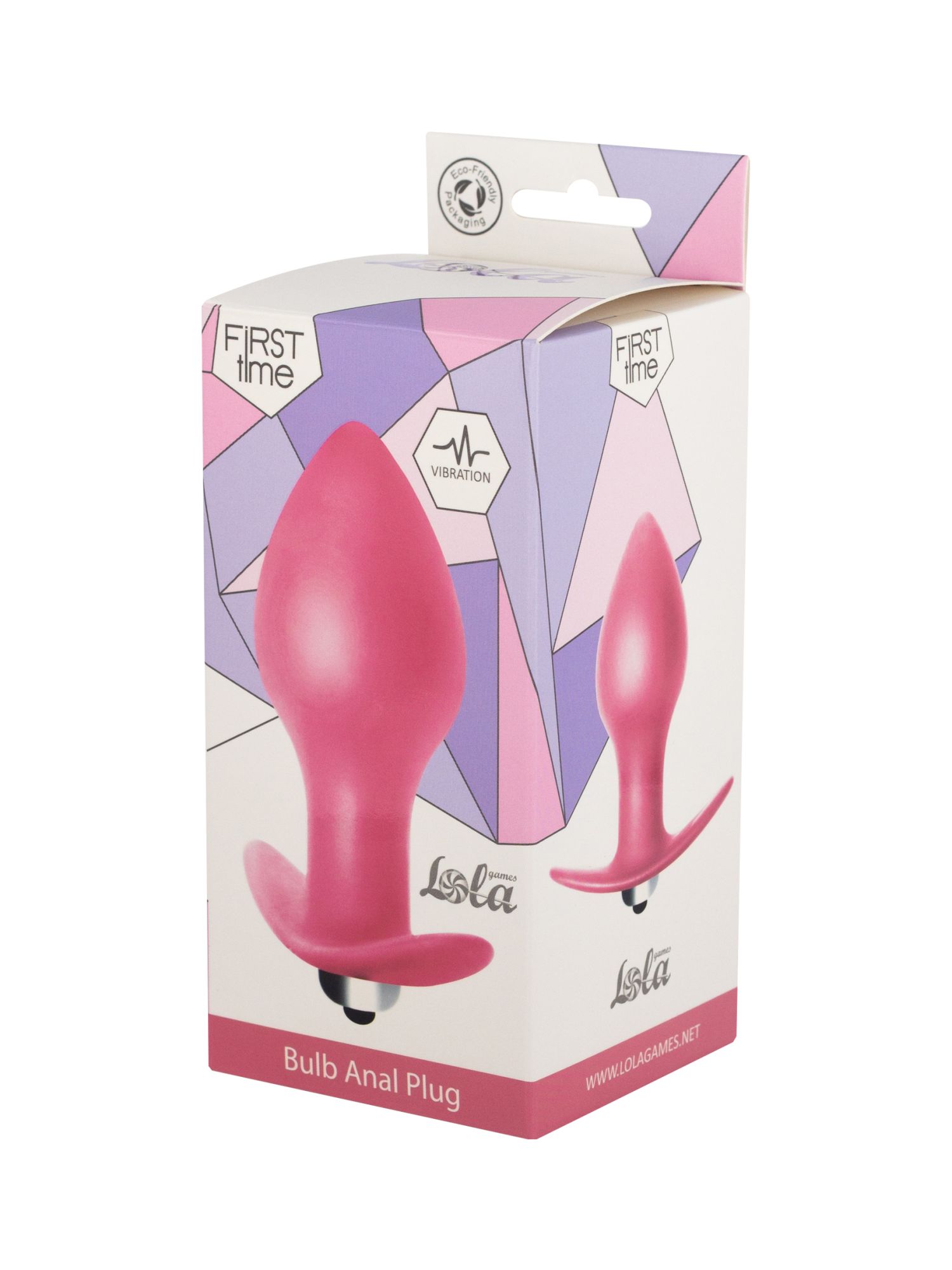 анальная пробка с вибрацией bulb anal plug pink (батарейки ааа) 5006-01lola в Мурманске