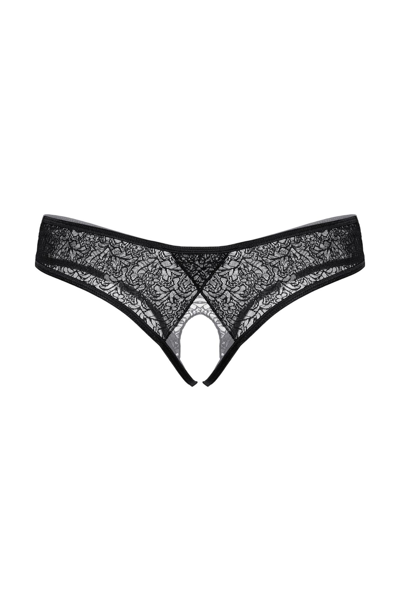 Эротическое трусики открытые softline collection, черный, s/m в Мурманске