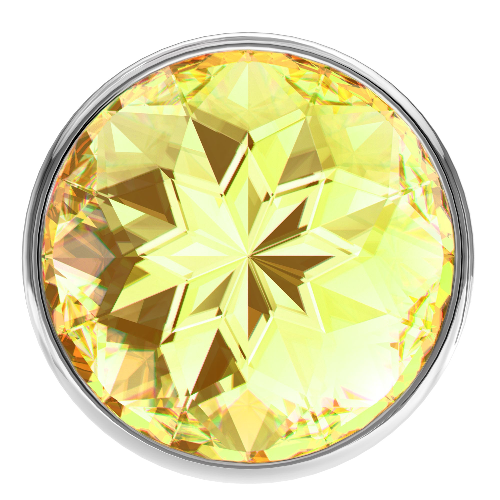 анальная пробка diamond yellow sparkle large 4010-02lola в Мурманске
