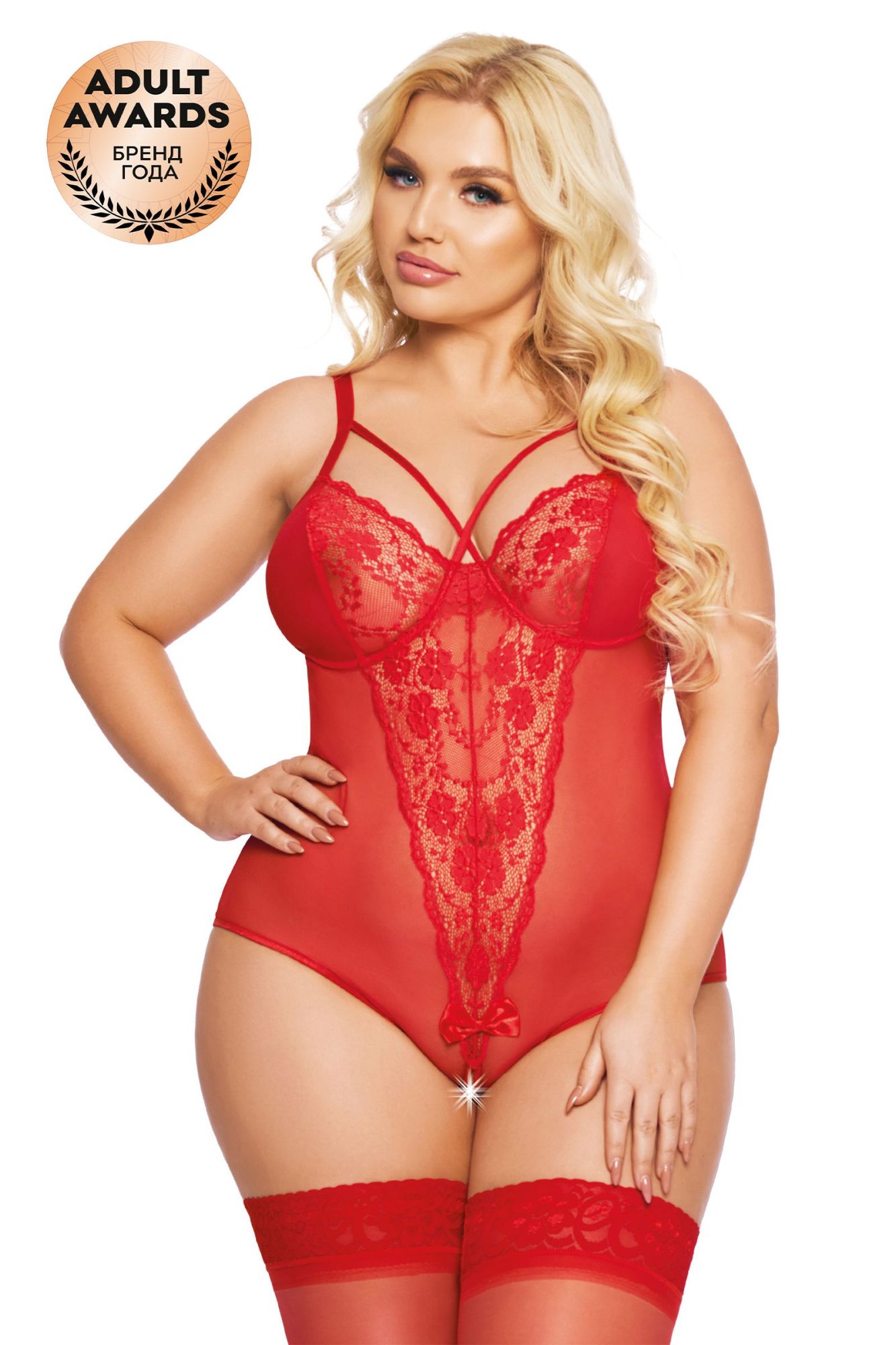 Эротическое боди softline collection amanda, красный, xl в Мурманске