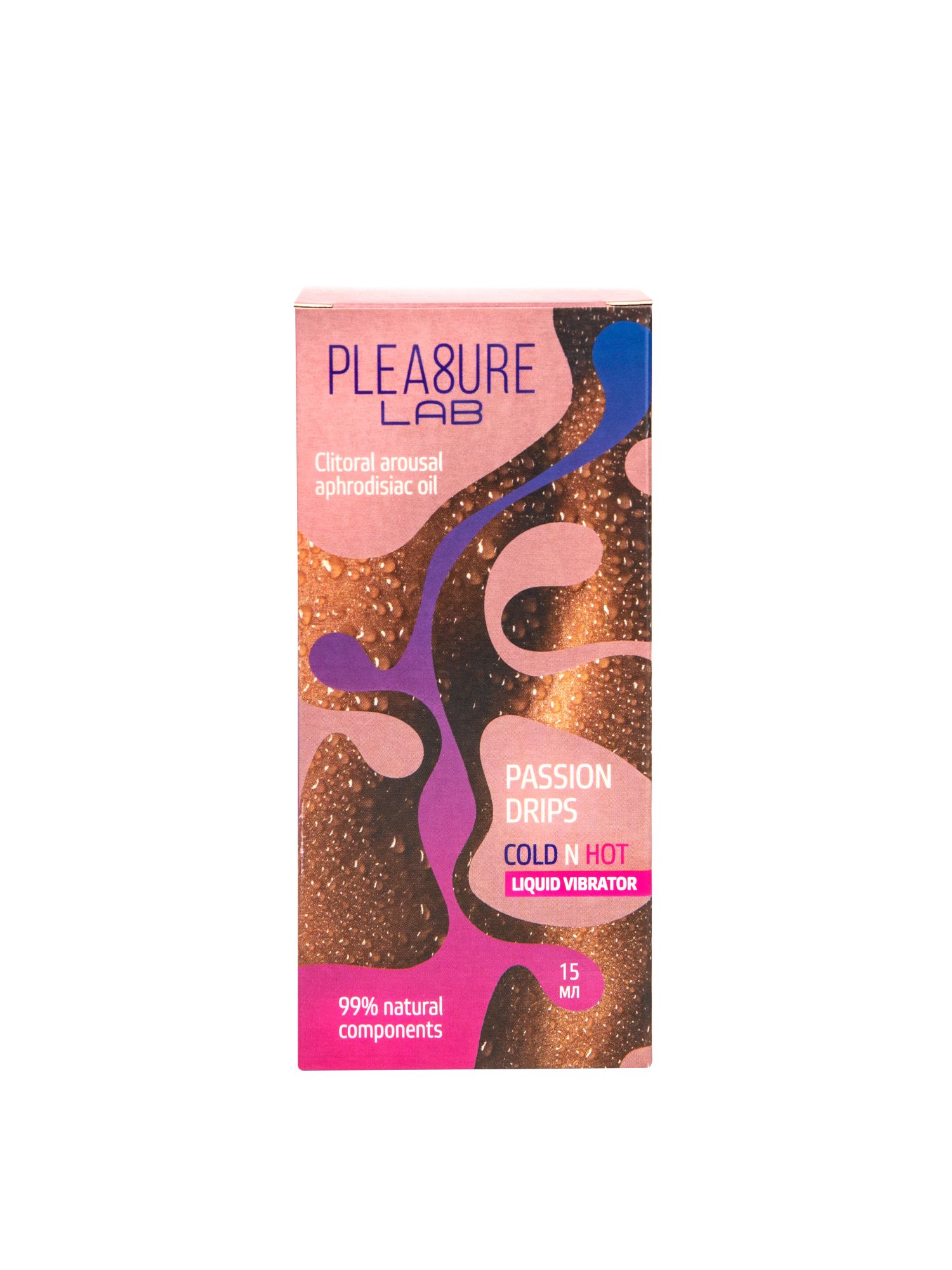 жидкий вибратор с афродизиаком pleasure lab passion drips cold n hot 1190-02lab в Мурманске
