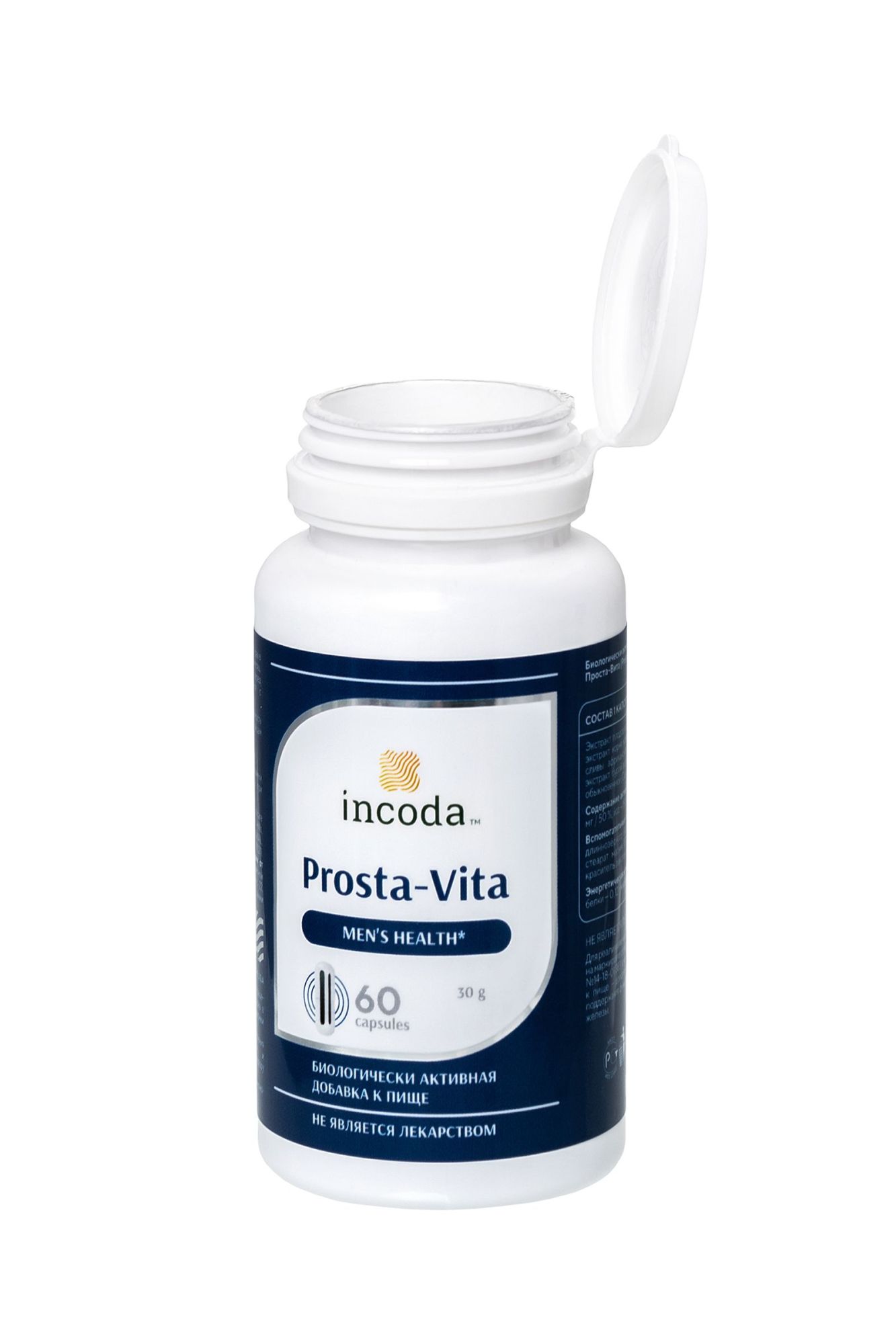 пищевая добавка проста-вита incoda, 60 капсул в Мурманске