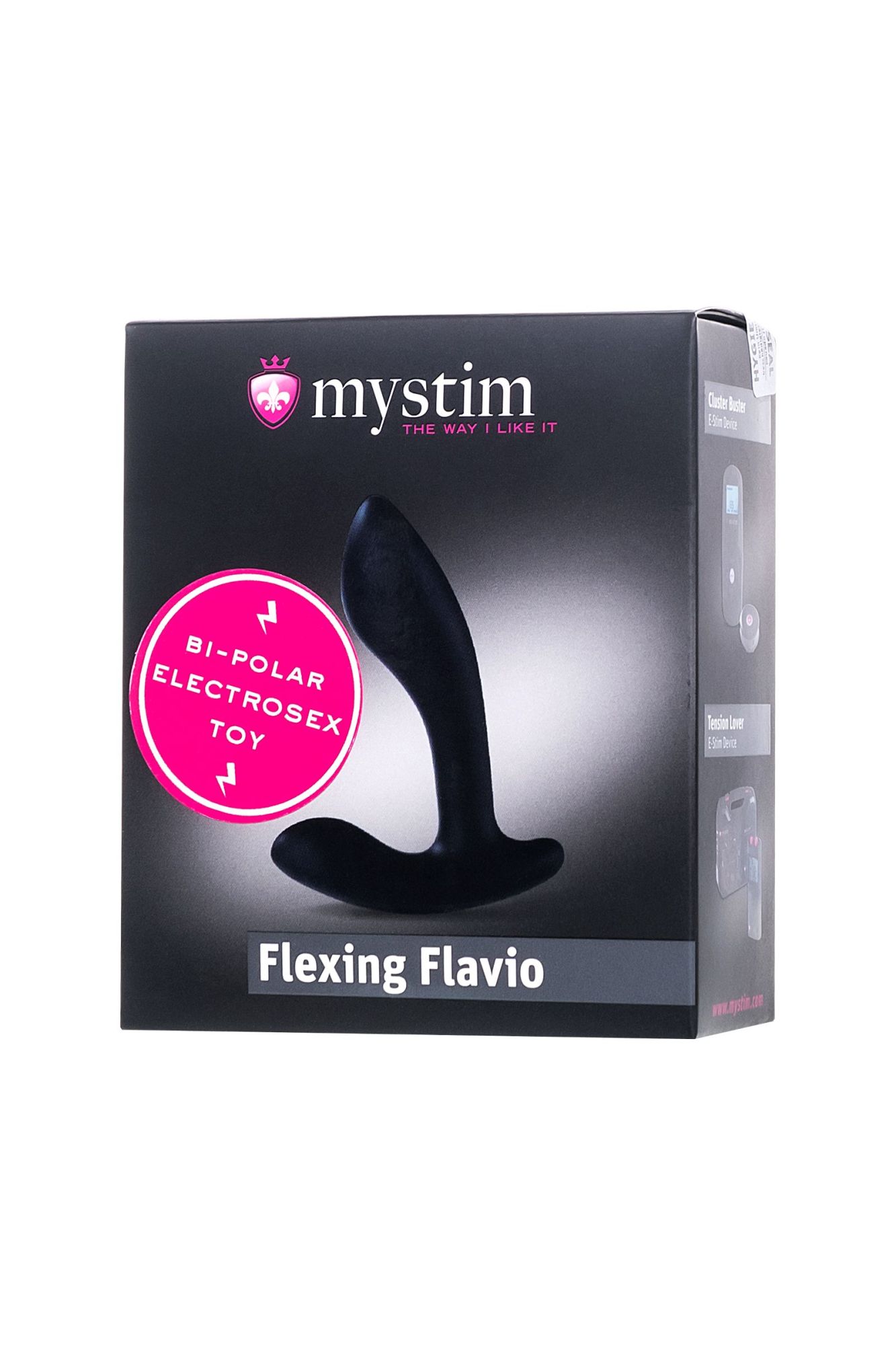 электростимулятор mystim flexing flavio, силикон, черный, 9 см в Мурманске