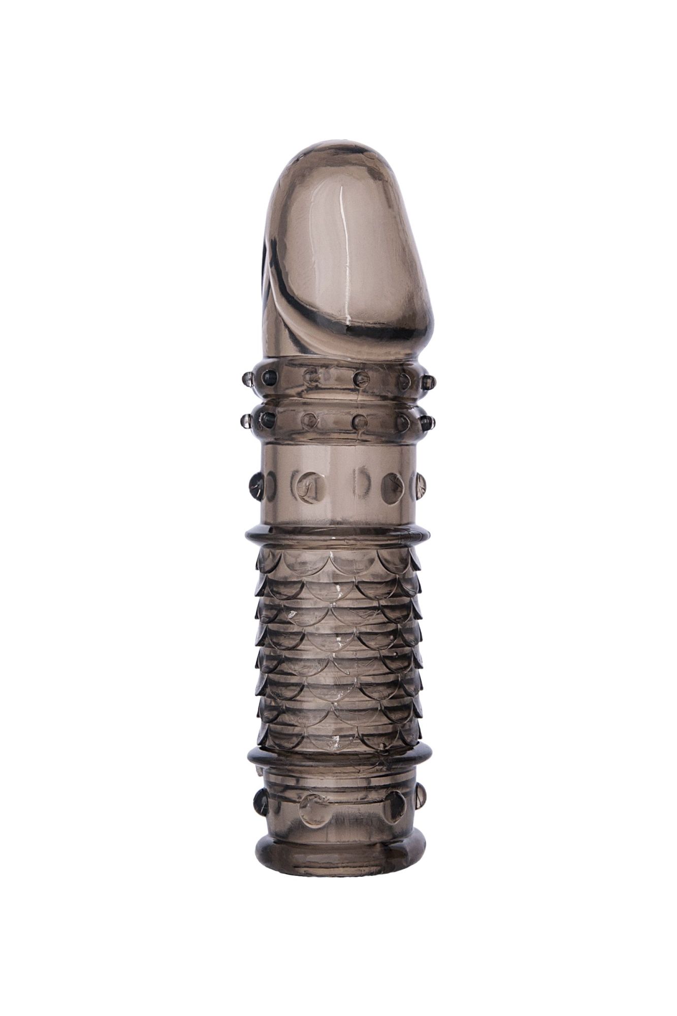 насадка toyfa xlover, для увеличения размера, tpe, черная прозрачная, 13,5 см в Мурманске