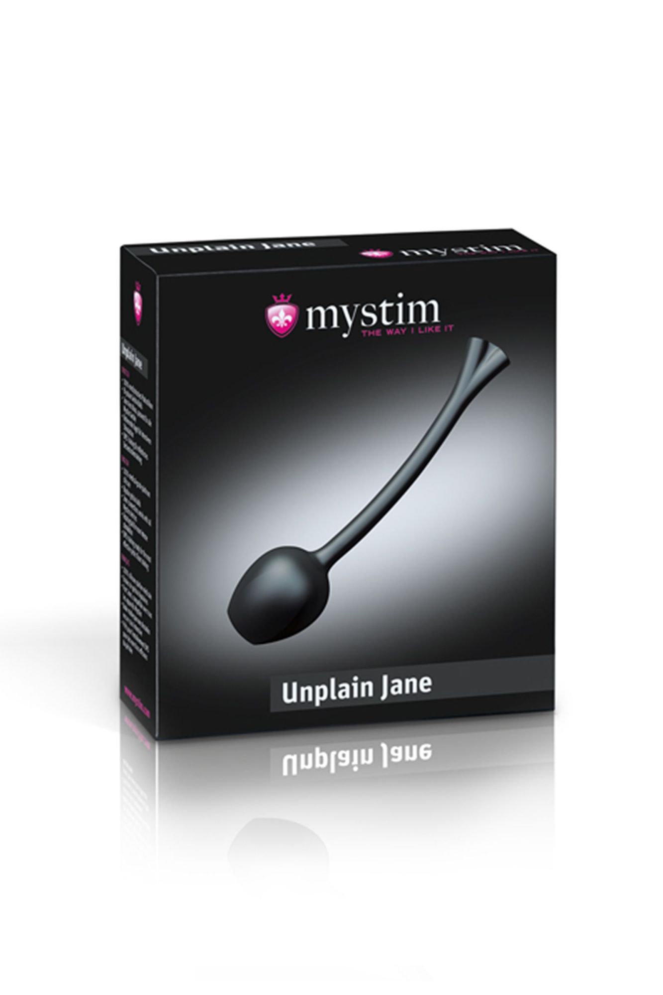 вагинальные шарики mystim mono unplain jane geisha balls, электростимуляция, силикон, черные, ø 3,3 в Мурманске