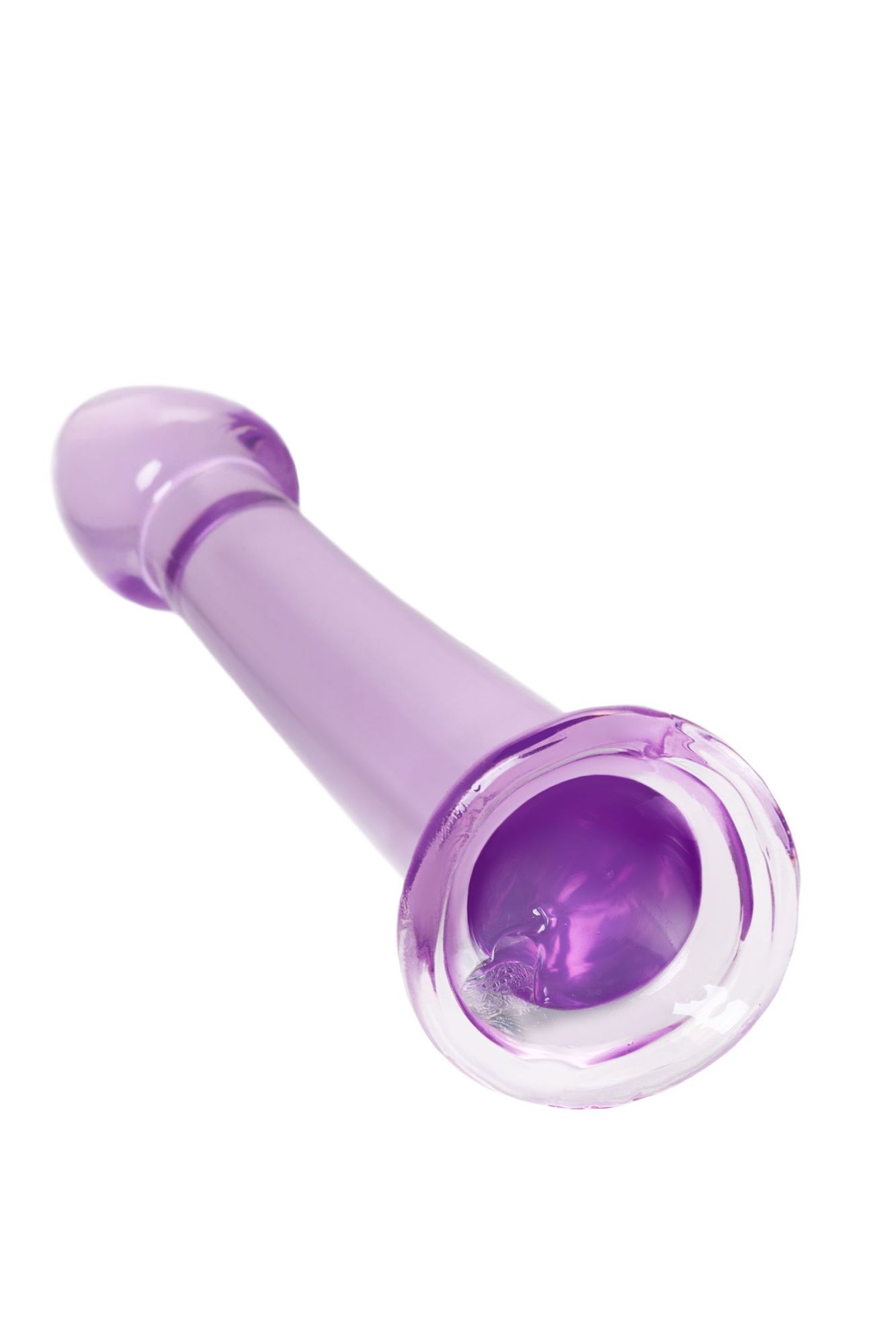 нереалистичный фаллоимитатор jelly dildo s toyfa basic, tpe, фиолетовый, 15,5 см в Мурманске