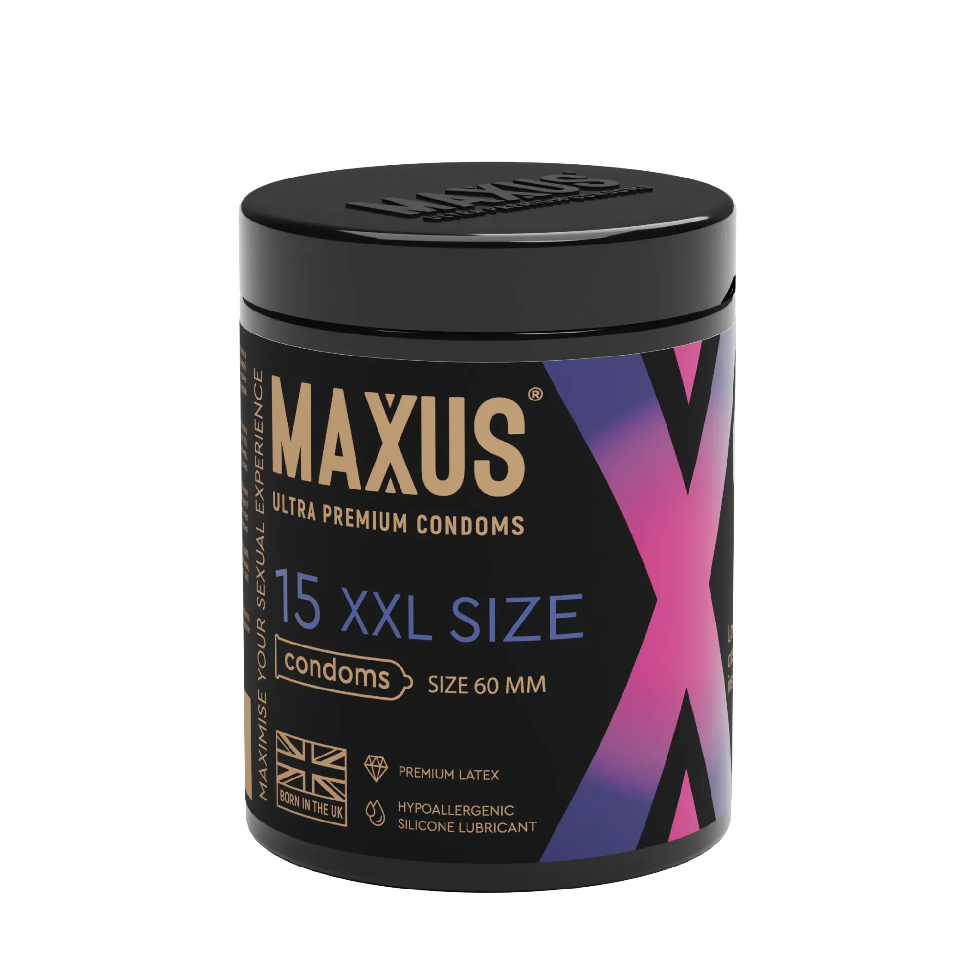 Презервативы MAXUS XXL 15шт. гладкие, увеличенные в Мурманске