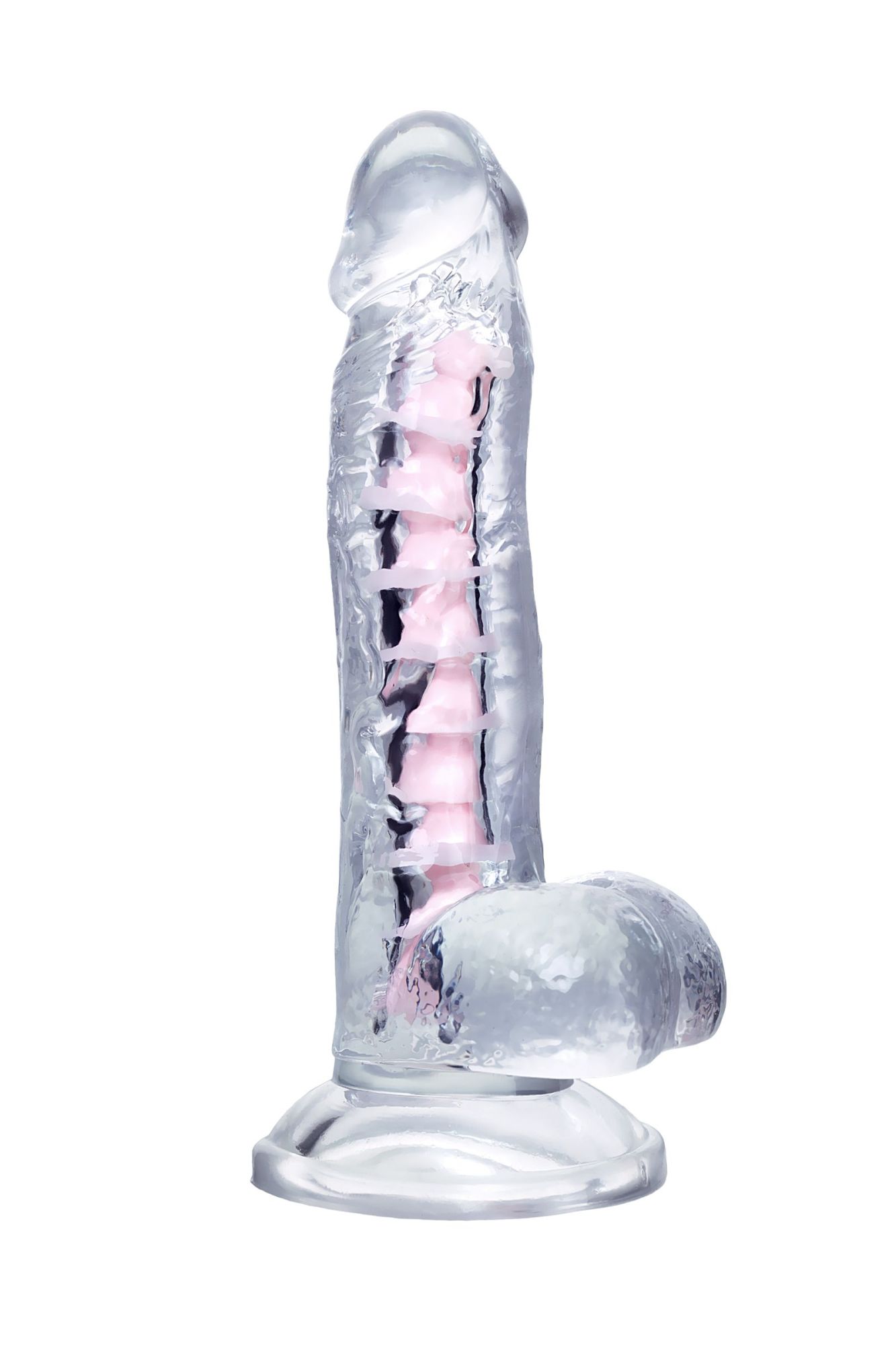гибкий фаллоимитатор a-toys paret, tpe, прозрачный, 18 см в Мурманске