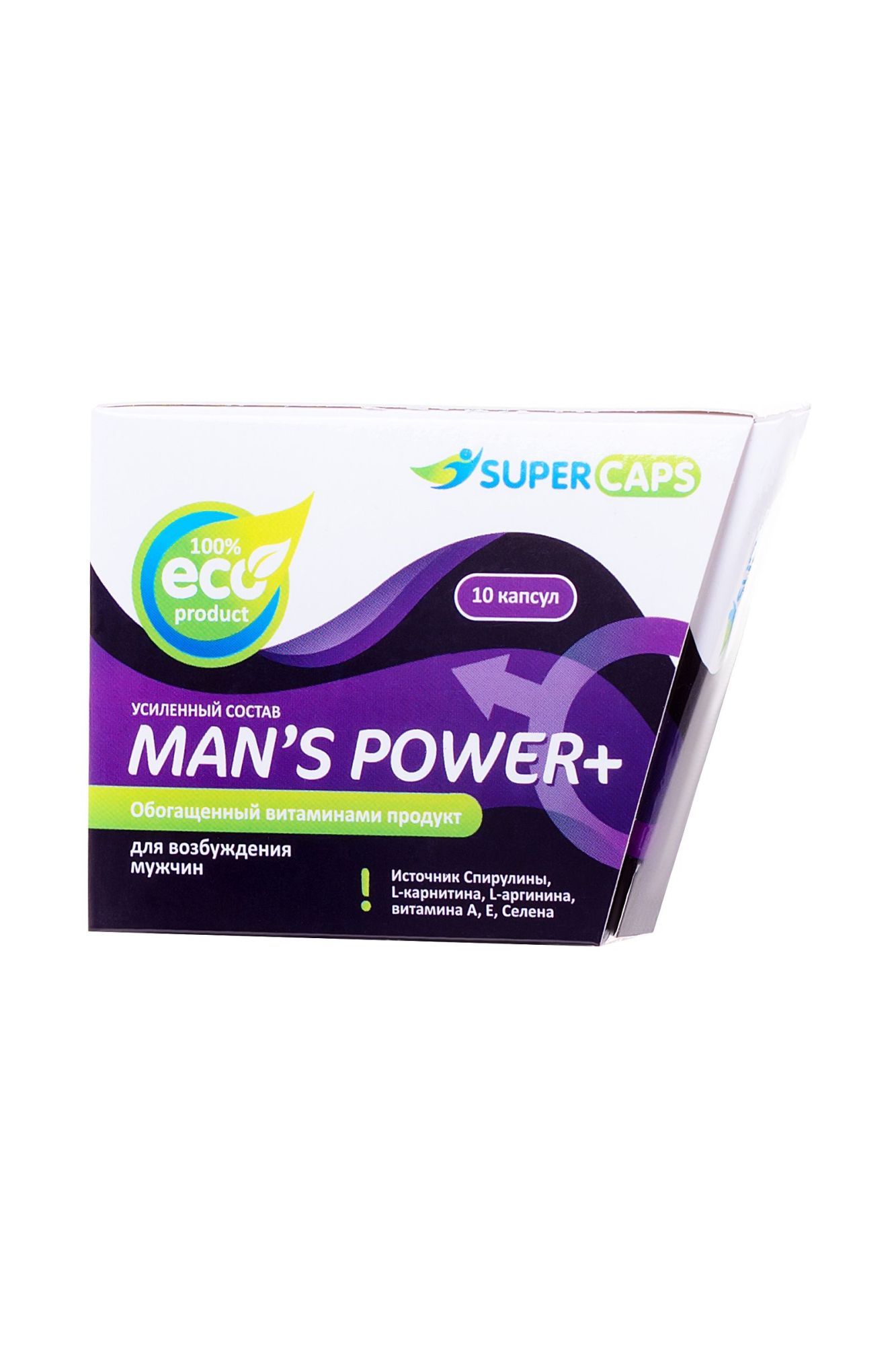 капсулы man"s power плюс возбуждающее средство, 10 шт в Мурманске