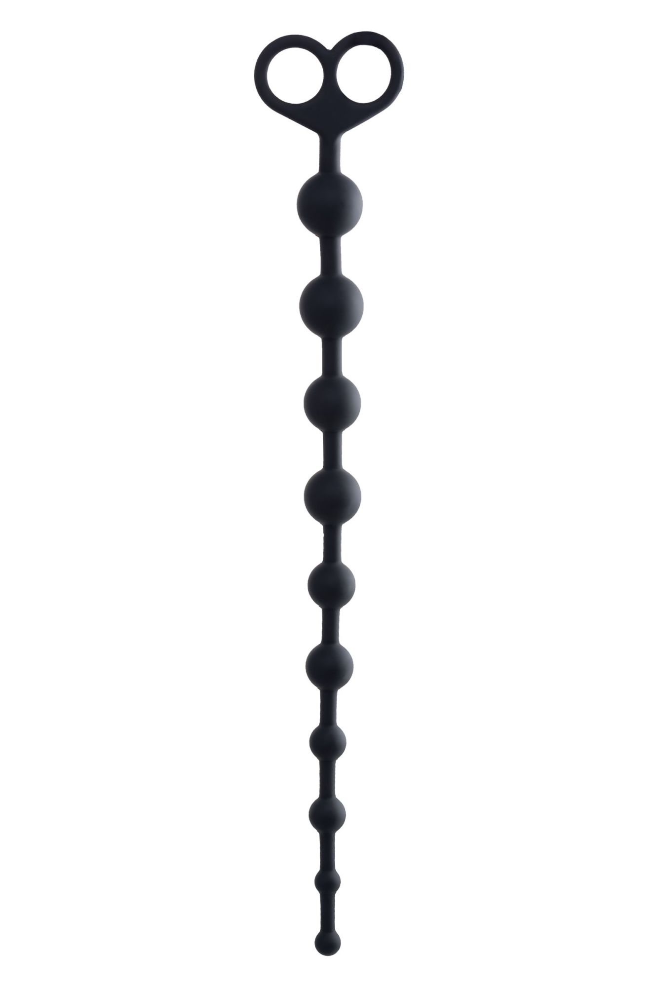 анальные бусы toyfa popo pleasure cephei, водонепроницаемые, силикон, черные, 33,5 см, ø 2,4 см в Мурманске