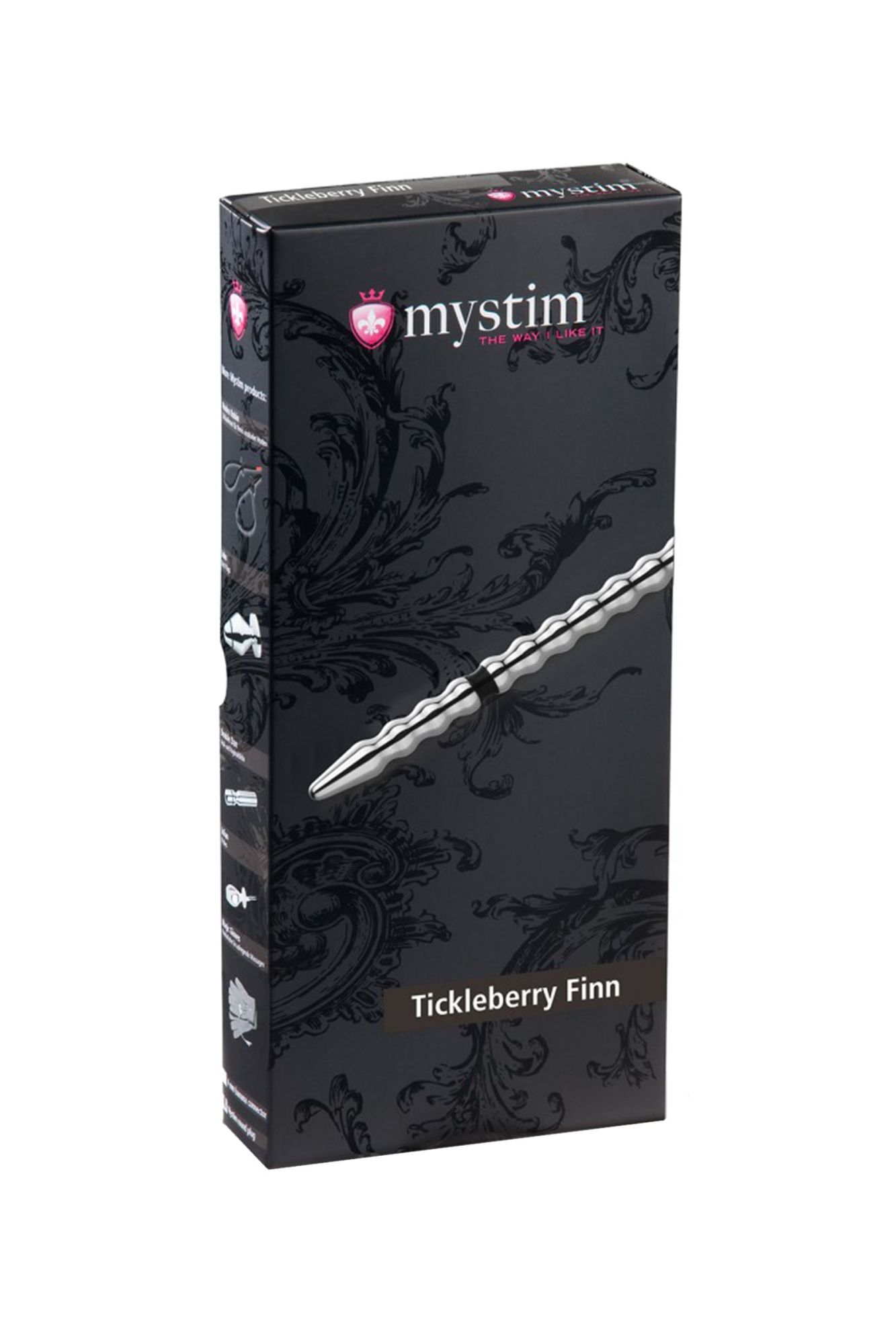 электростимулятор уретры mystim tickleberry finn, хирургическая сталь, серебряный, 19,6 см в Мурманске