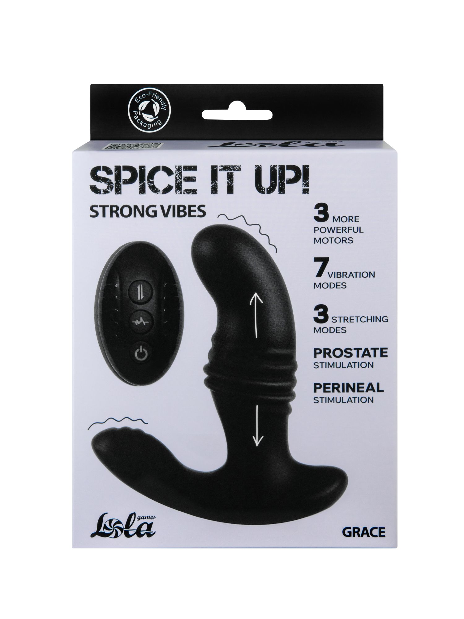 перезаряжаемый стимулятор простаты spice it up grace 8020-01lola в Мурманске