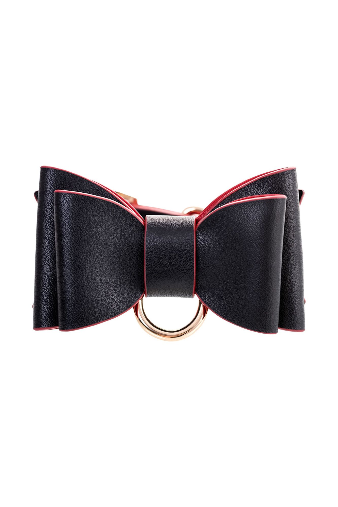 бондажный набор toyfa theatre bow-tie, pu-кожа, черный в Мурманске