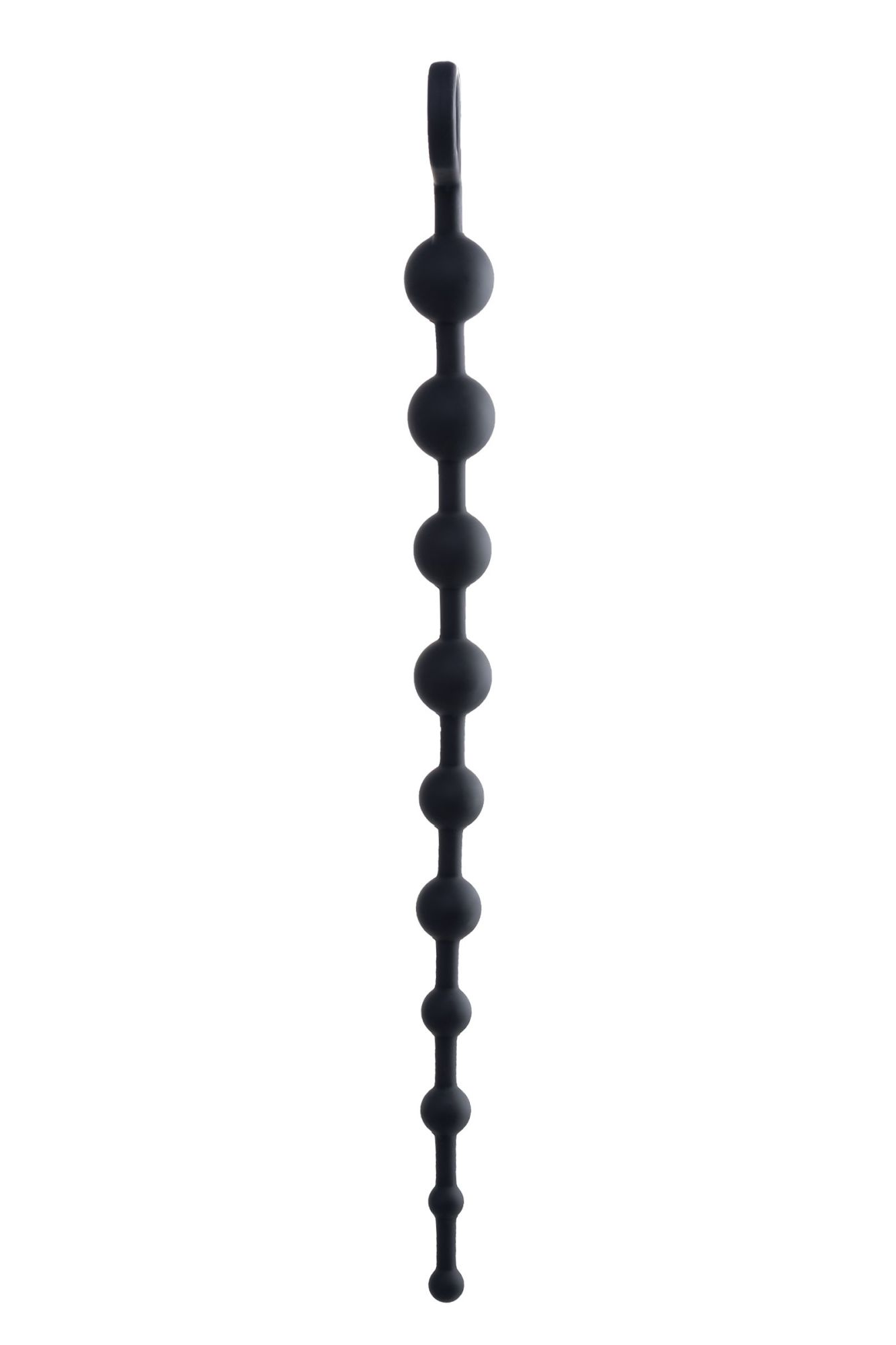 анальные бусы toyfa popo pleasure cephei, водонепроницаемые, силикон, черные, 33,5 см, ø 2,4 см в Мурманске