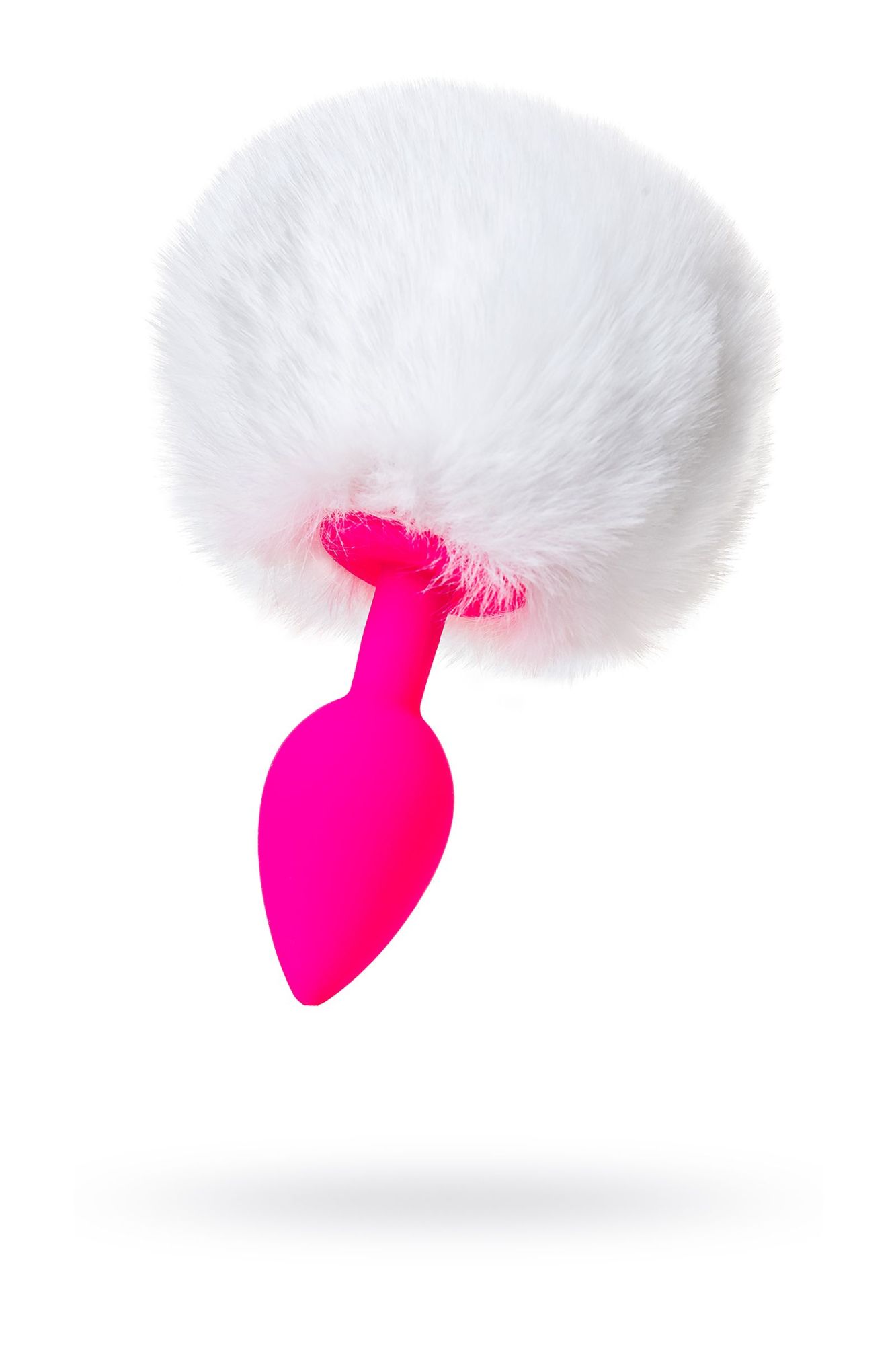 анальная втулка с хвостом todo by toyfa sweet bunny, силикон, розовая, 13 см, ø 2,8 см, 43 г в Мурманске