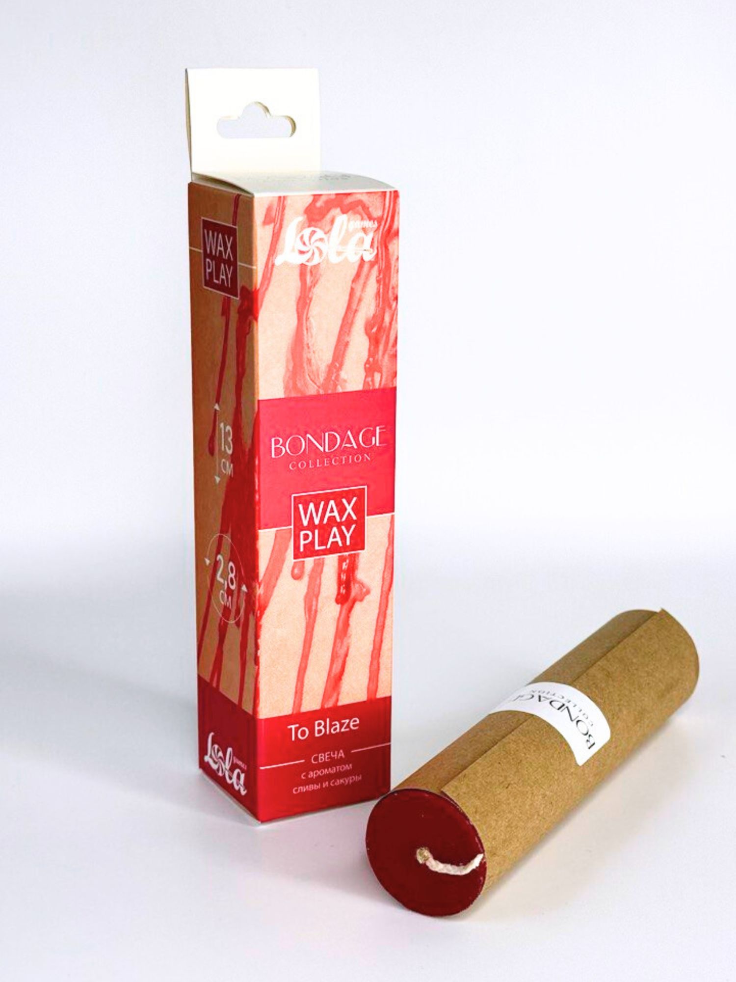 свеча для wax play bondage to blaze 1066-02lola в Мурманске