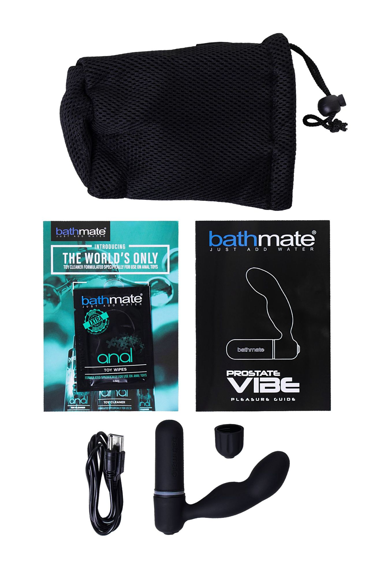 стимулятор простаты bathmate  vibe, abs пластик, черный, 10,5 см в Мурманске