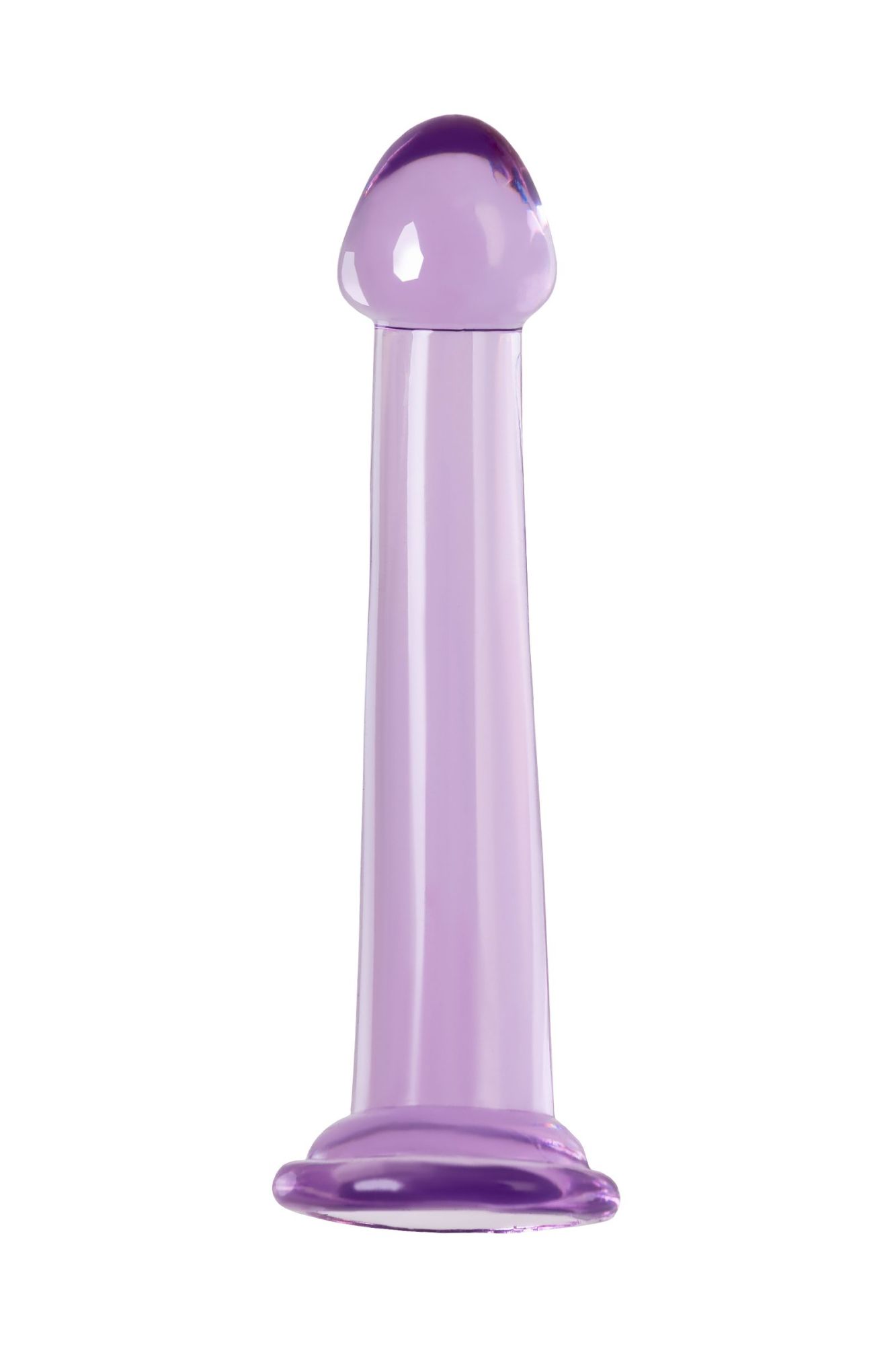 нереалистичный фаллоимитатор jelly dildo s toyfa basic, tpe, фиолетовый, 15,5 см в Мурманске