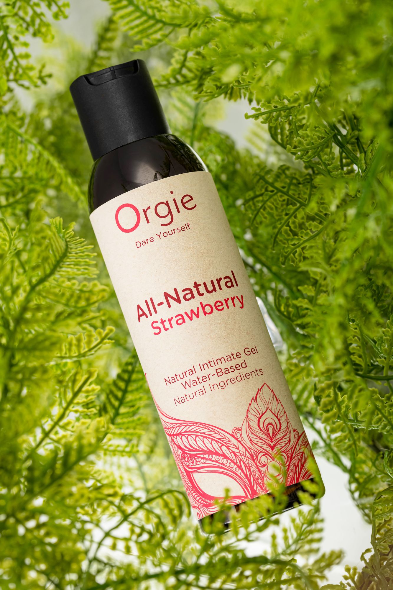 интимный гель orgie all - natural strawberry на водной основе, 150 мл в Мурманске
