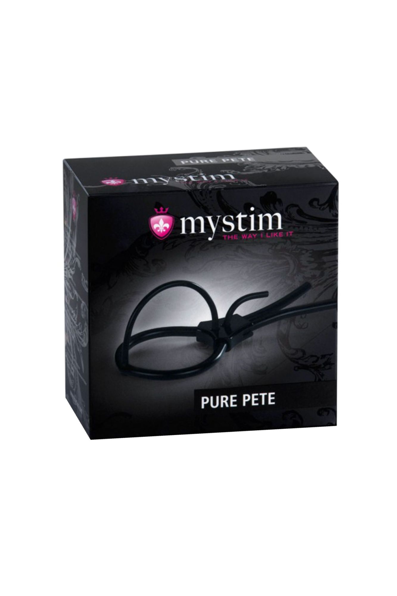 электросбруя mystim pure pete, силикон, черный, 14 см в Мурманске