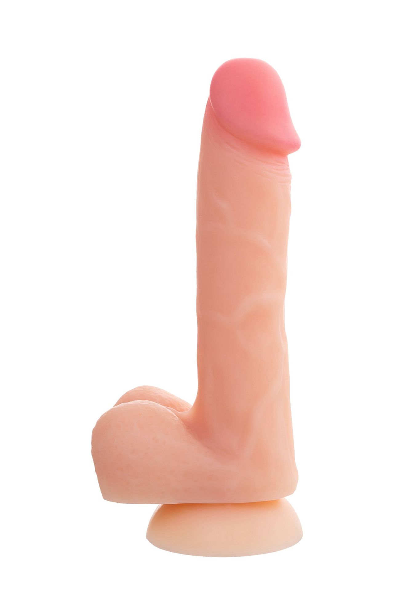 фаллоимитатор realstick silicone hugh j, телесный, 20,5 см в Мурманске