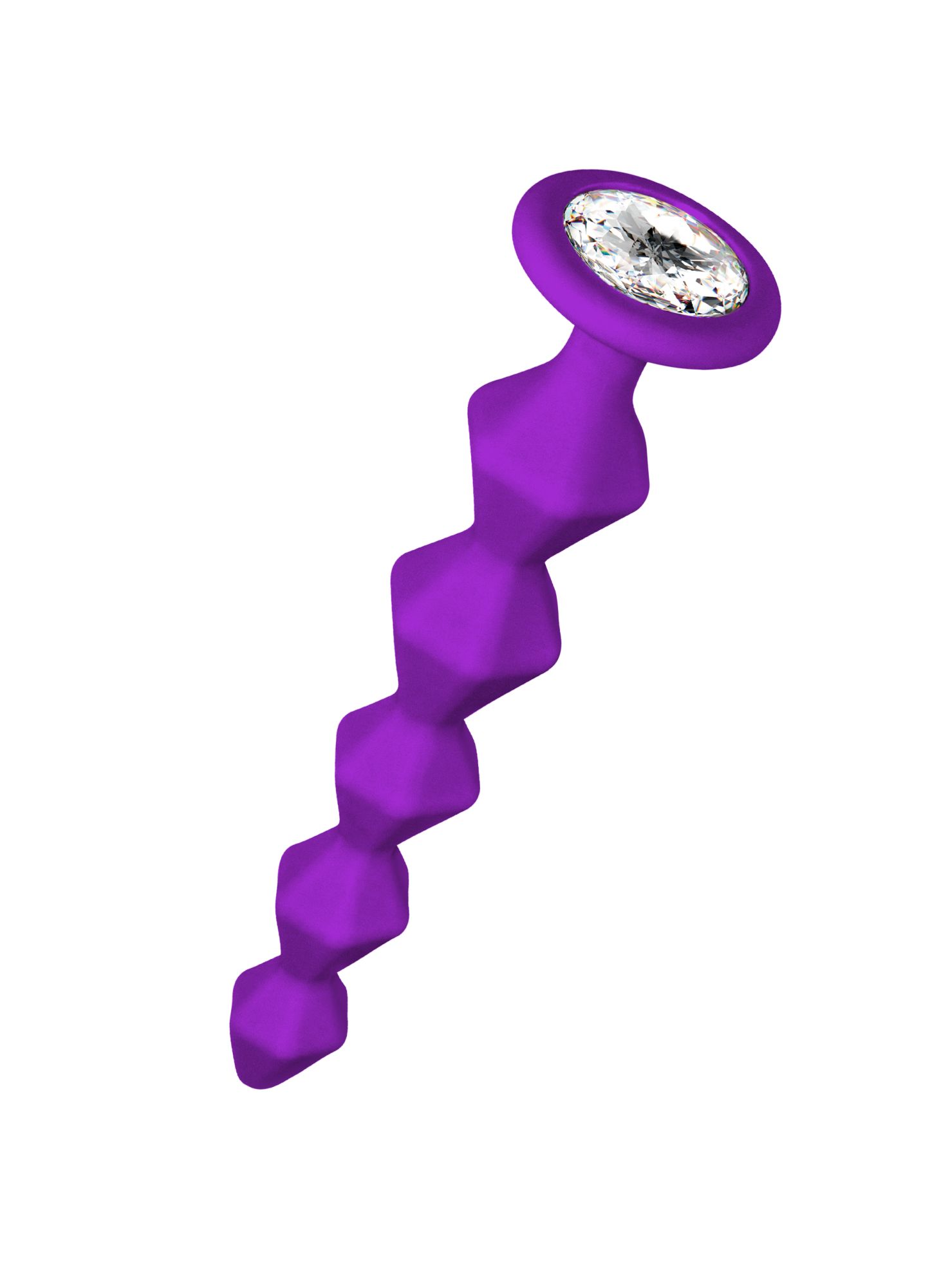 анальная цепочка с кристаллом emotions buddy purple 1400-03lola в Мурманске