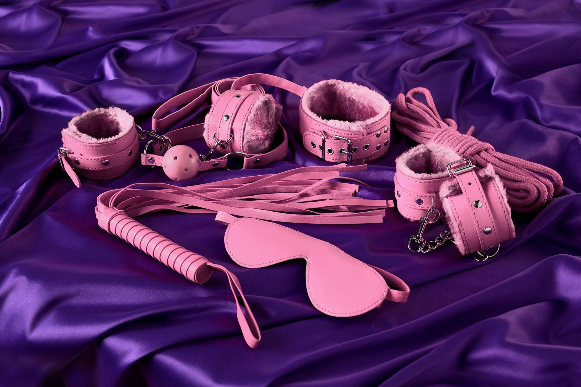 набор для ролевых игр eromantica bdsm nice, розовый в Мурманске
