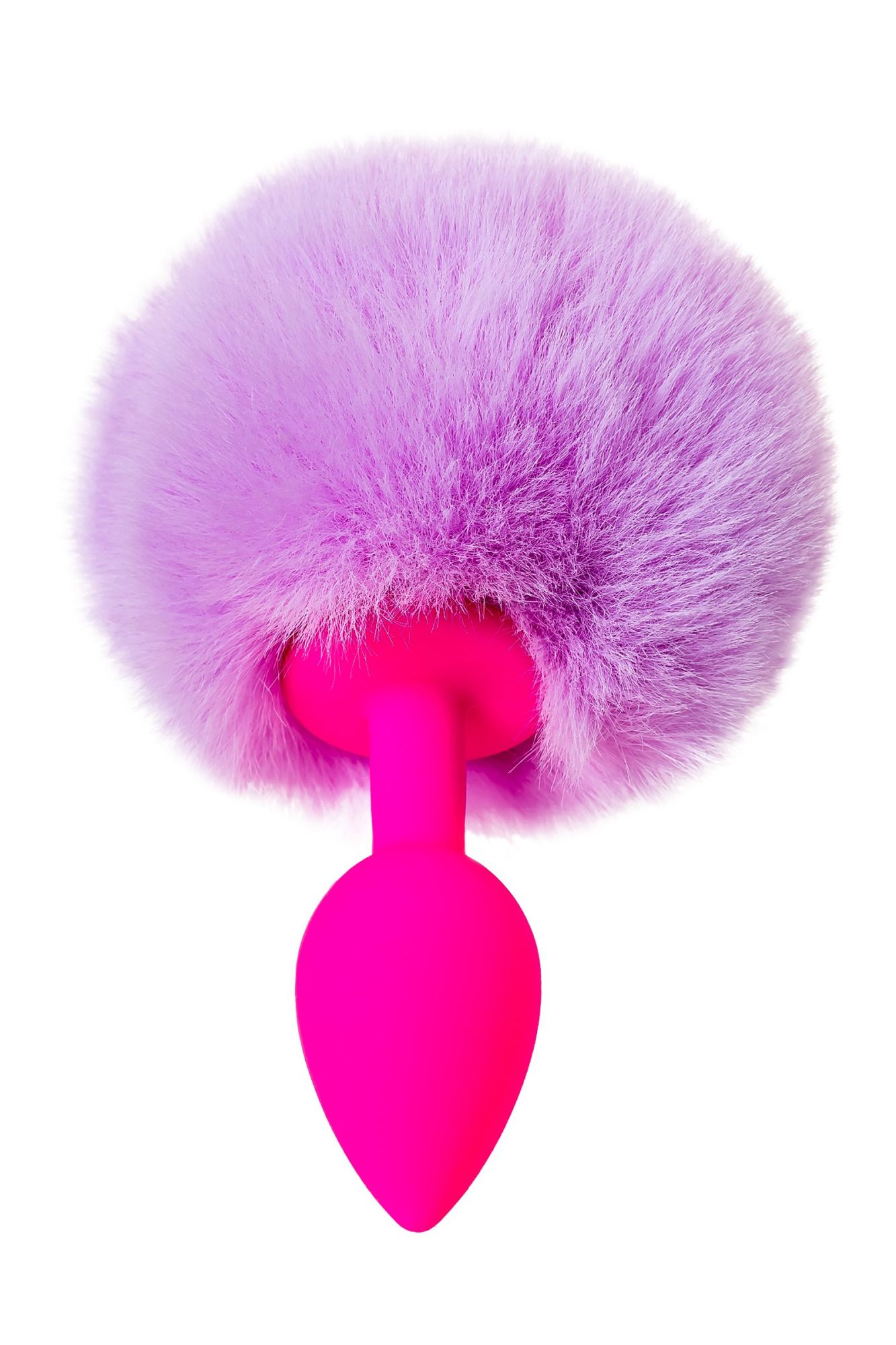 анальная втулка с хвостом todo by toyfa sweet bunny, силикон, розовая в Мурманске