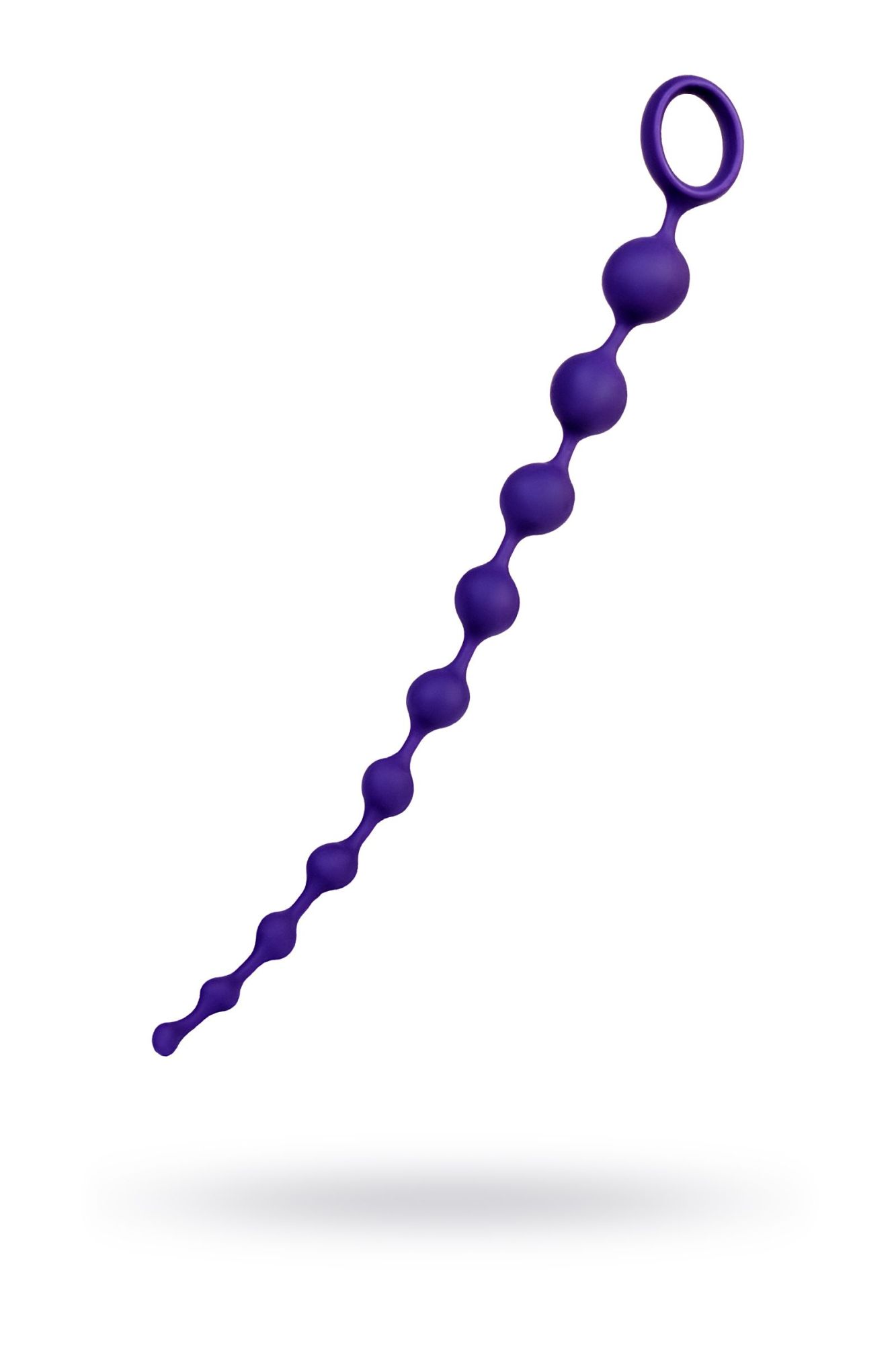 анальная цепочка todo by toyfa grape, силикон, фиолетовая, 35 см, ø 2,7 см в Мурманске