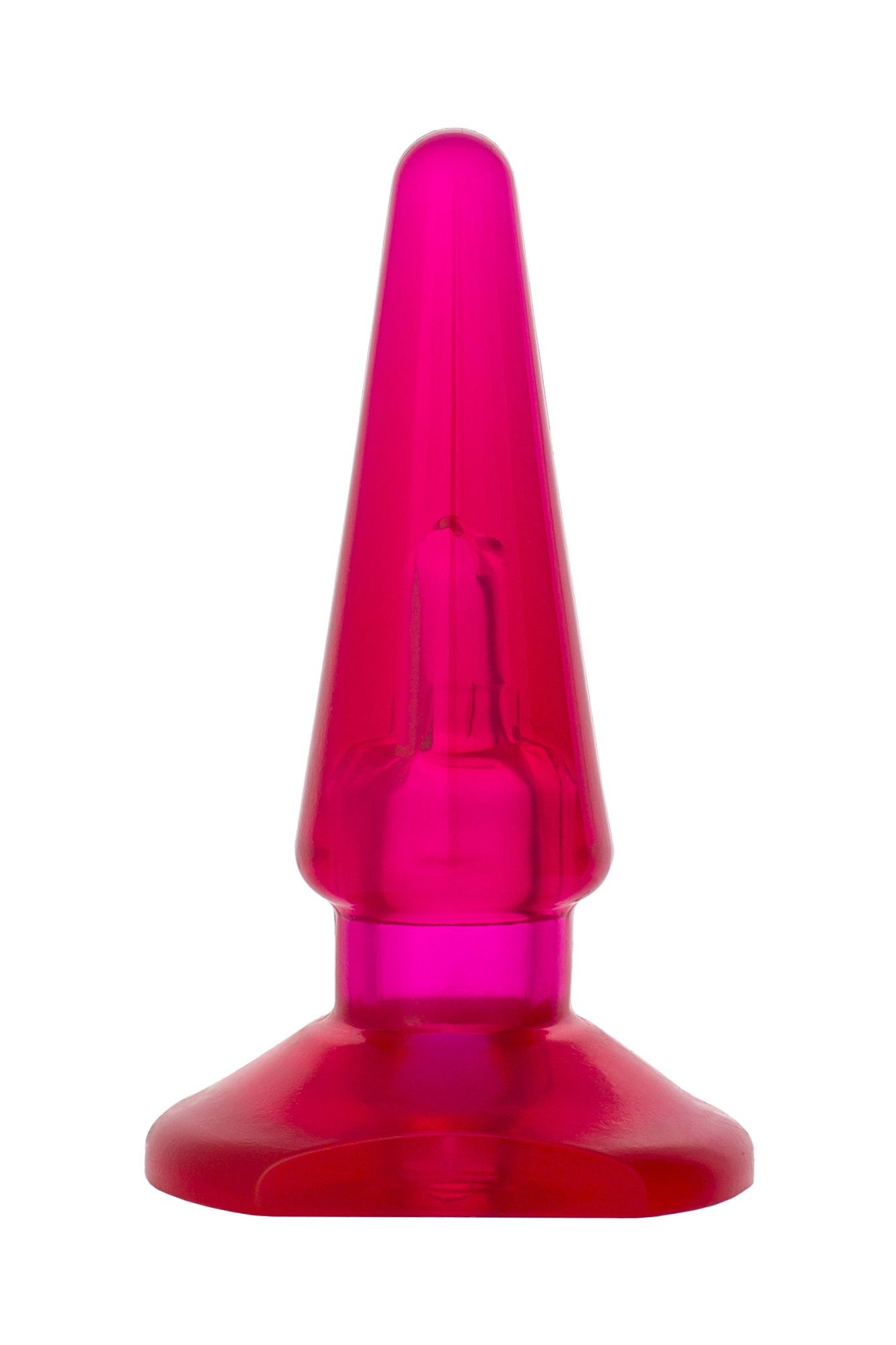 анальная втулка toyfa basic, pvc, розовый, 9,5 см в Мурманске