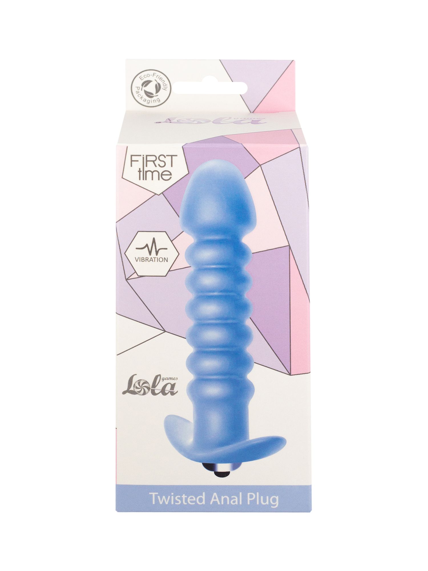 анальная пробка с вибрацией twisted anal plug blue (батарейки ааа) 5007-02lola в Мурманске