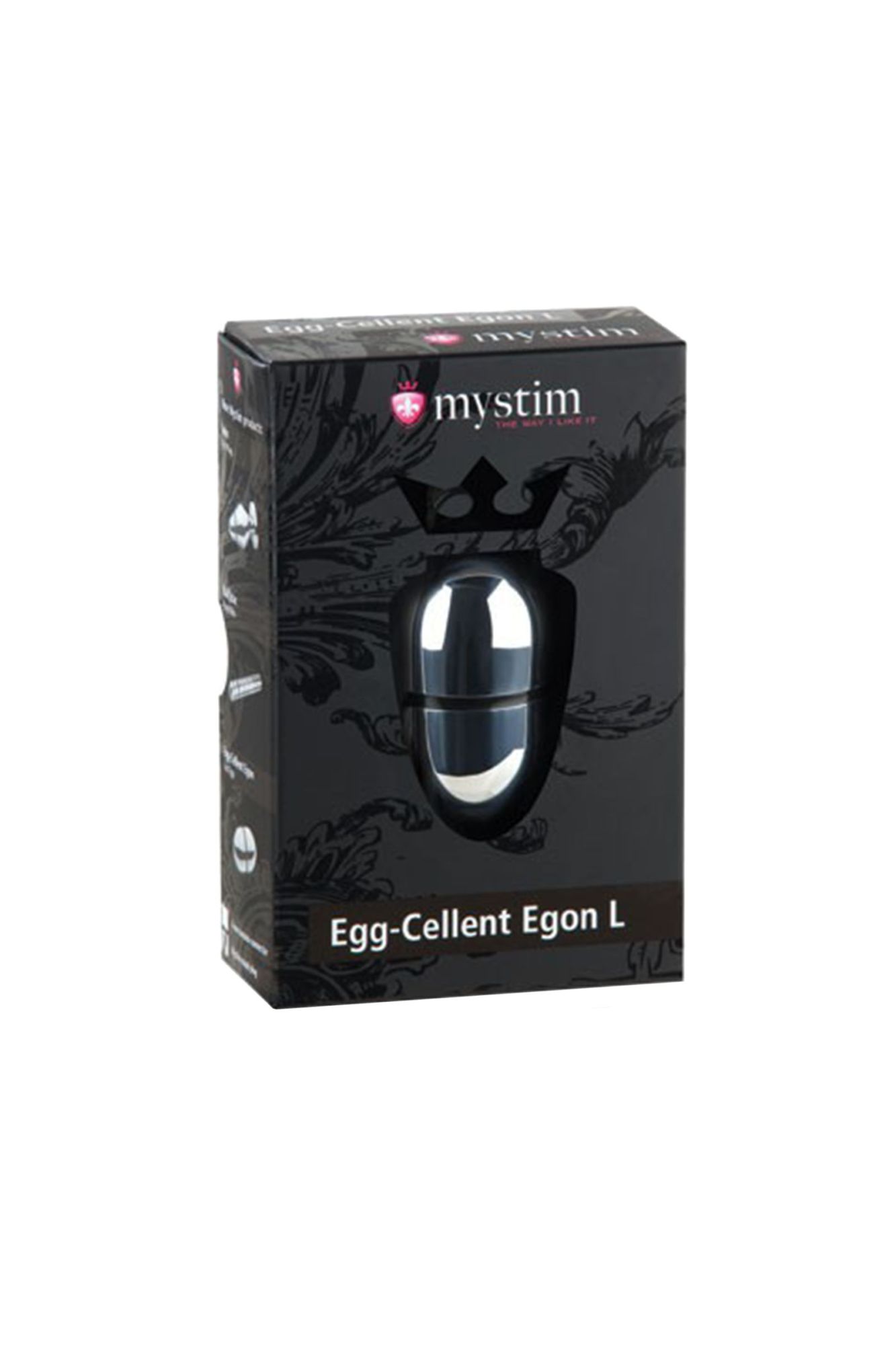 электростимулятор яйцо mystim egg-cellent egon l, хирургическая сталь, серебряный, 7 см в Мурманске