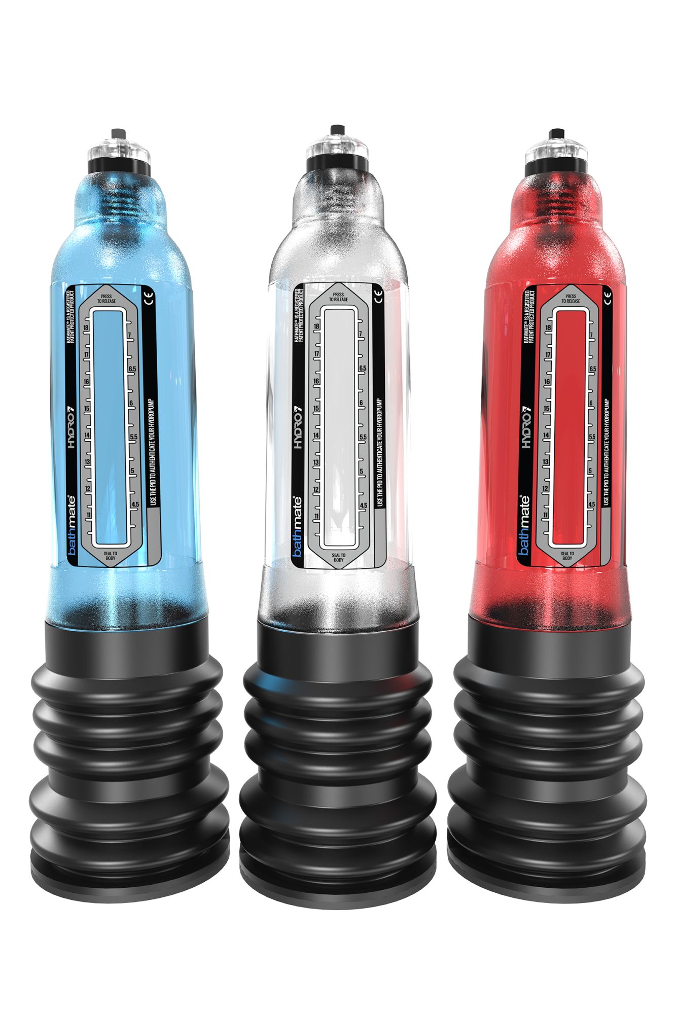 гидропомпа bathmate hydro7, abs пластик, голубая (аналог hercules) в Мурманске